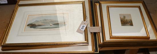 Coloured lithograph, Eton College and 6 topographical and other prints (7)(-)